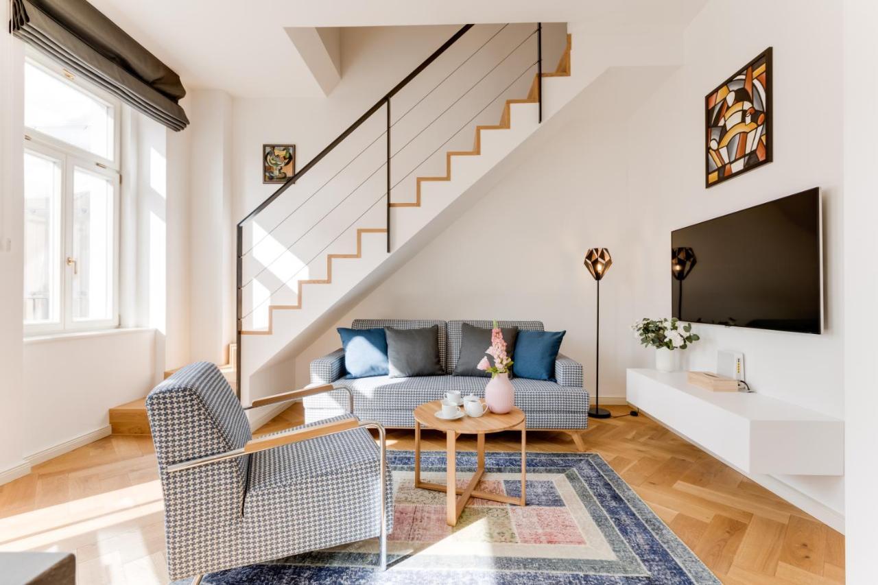 Apartamento Andel Design Duplex, Ac, Garage Praga Exterior foto