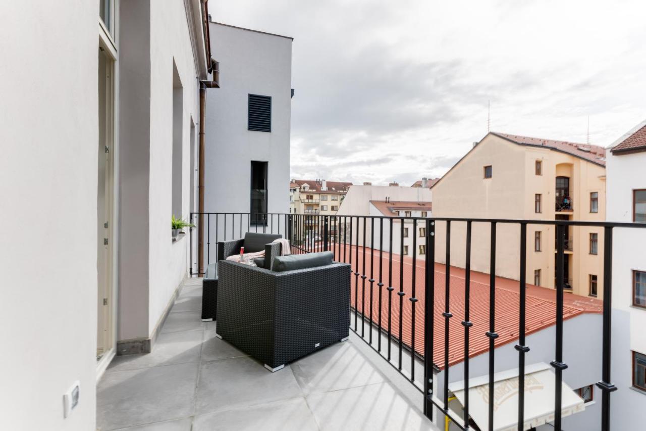 Apartamento Andel Design Duplex, Ac, Garage Praga Exterior foto