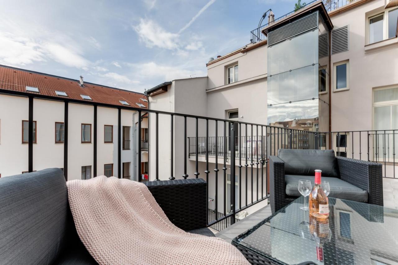 Apartamento Andel Design Duplex, Ac, Garage Praga Exterior foto